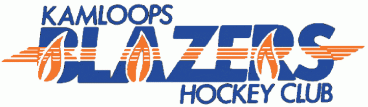 kamloops blazers 1984-1987 primary logo iron on transfers for T-shirts